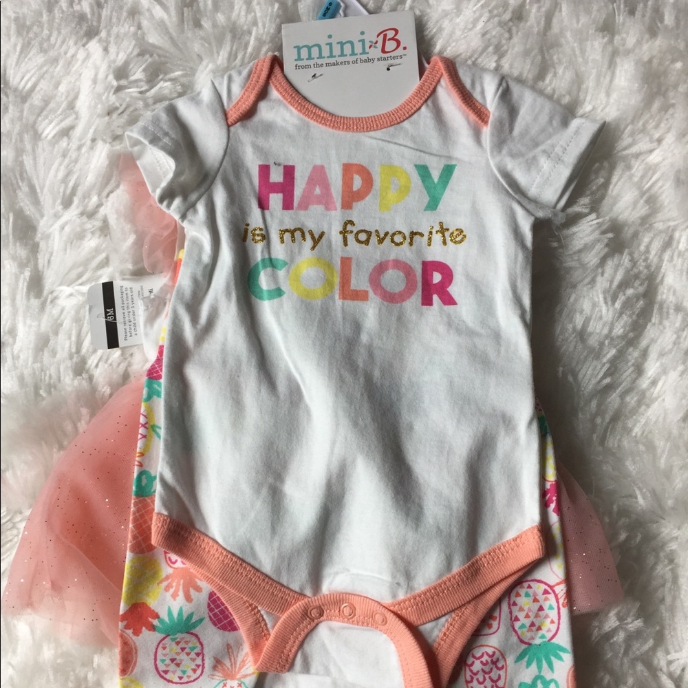 Mini B 6 mo girls 3 pc set